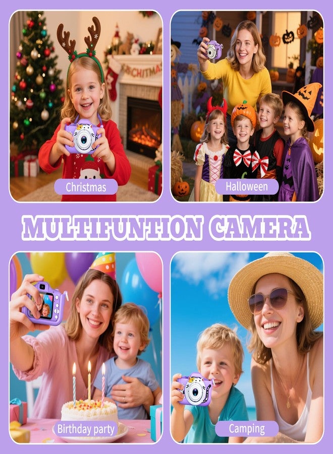 DITUPAN Kids Camera for Girls Boys Christmas Birthday Festival Gift for Kids,Digital Camera for Toddlers Toys for 3 4 5 6 7 8 9 10 11 12 Year Old - Image 2